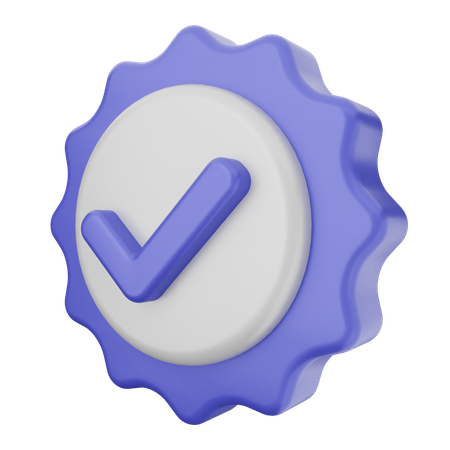 Verification  3D Icon