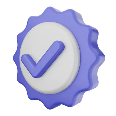 Verification  3D Icon