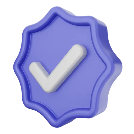 Verification  3D Icon