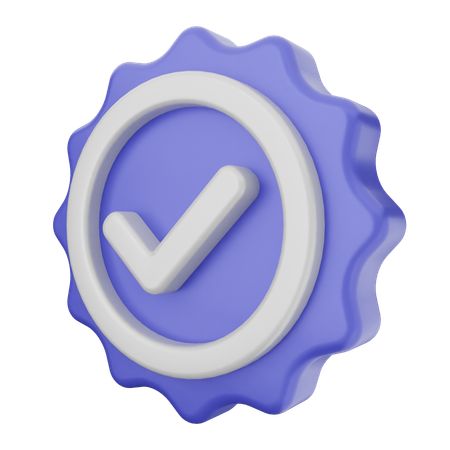 Verification  3D Icon