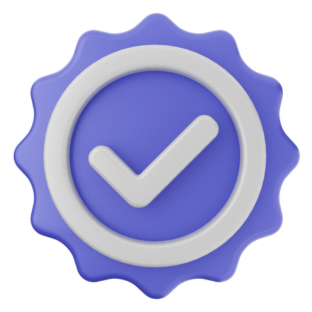 Verification  3D Icon