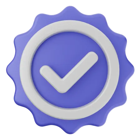 Verification  3D Icon