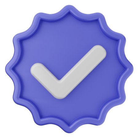 Verification  3D Icon