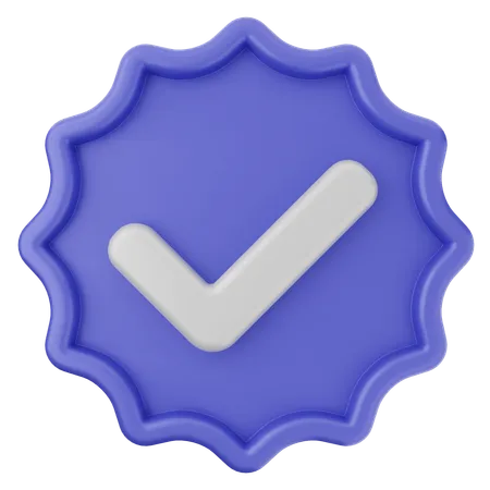 Verification  3D Icon