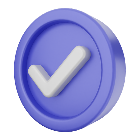 Verification  3D Icon