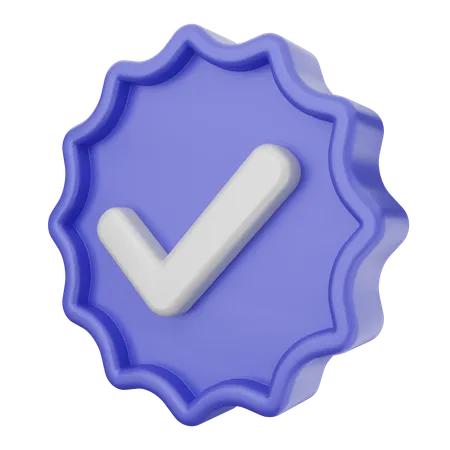 Verification  3D Icon