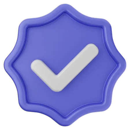 Verification  3D Icon