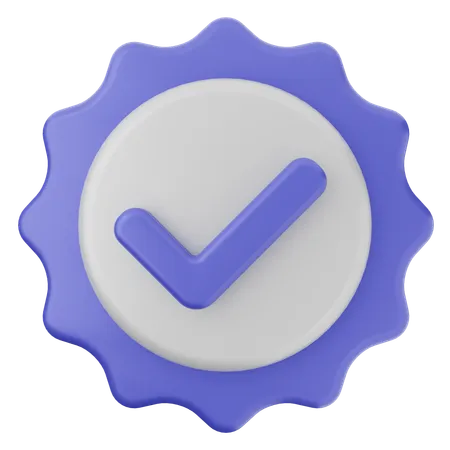 Verification  3D Icon