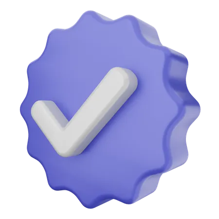 Verification  3D Icon