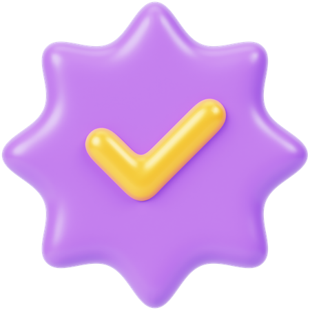 Verification  3D Icon