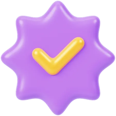 Verification  3D Icon