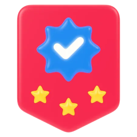 Verification Badge  3D Icon