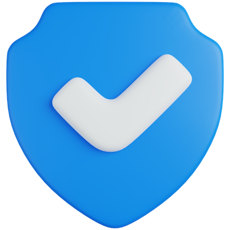 Vérification du bouclier  3D Icon
