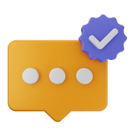 Vérification du chat  3D Icon