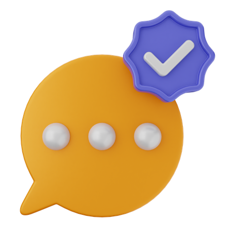 Vérification du chat  3D Icon