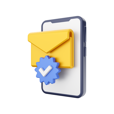 Vérification du courrier  3D Icon