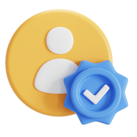 Vérification du profil  3D Icon