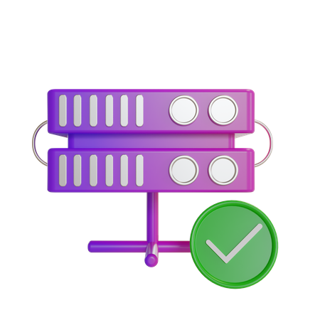 Vérification du serveur  3D Icon