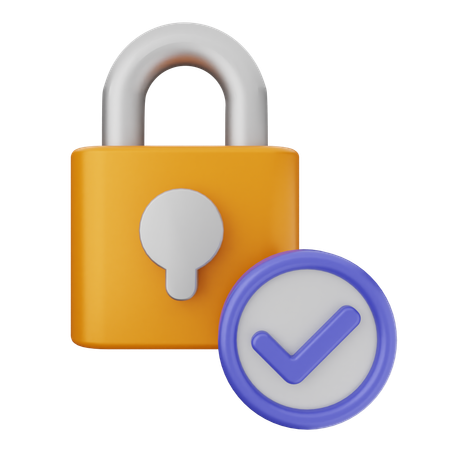 Vérification du verrouillage  3D Icon