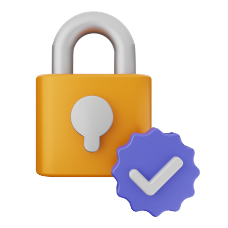 Vérification du verrouillage  3D Icon