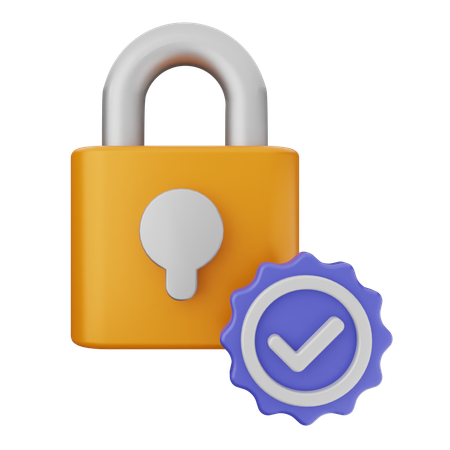Vérification du verrouillage  3D Icon