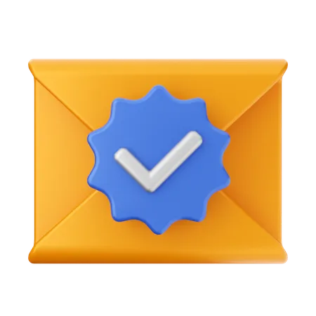 Verification Email  3D Icon