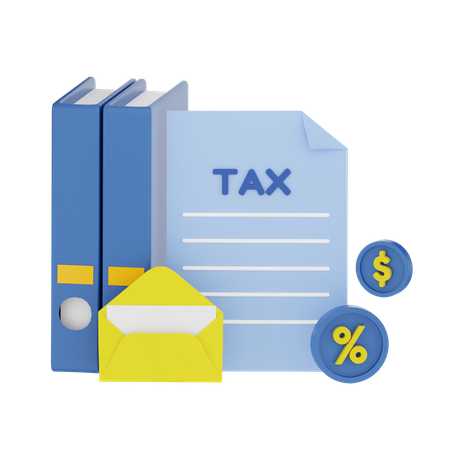 Vérification fiscale  3D Icon