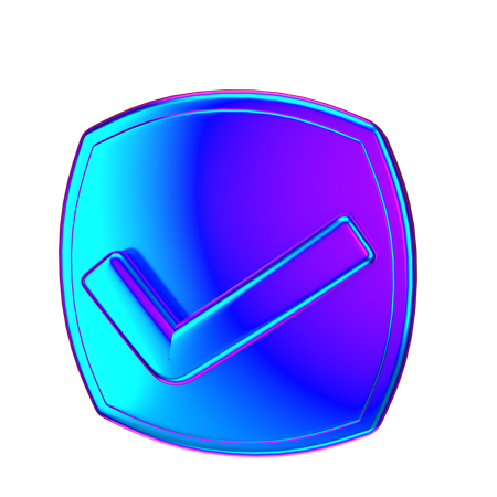 Vérifié  3D Icon