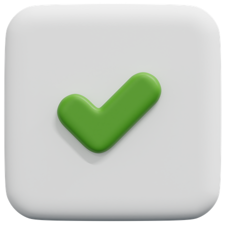 Vérifié  3D Icon