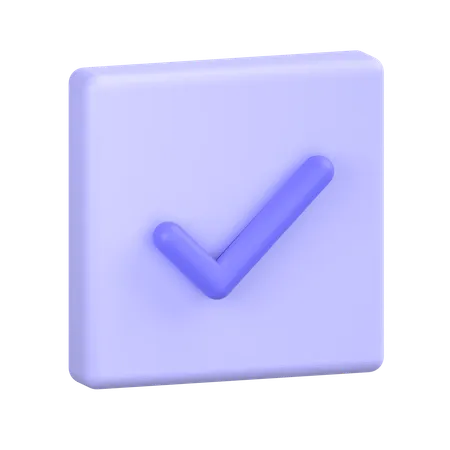 Vérifié  3D Icon