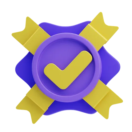 Vérifié  3D Icon