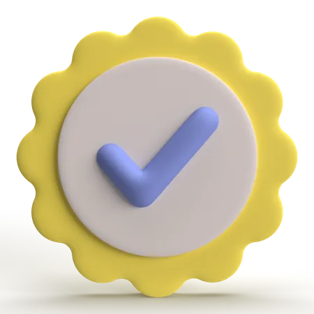 Vérifié  3D Icon