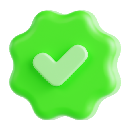 Verified  3D Icon