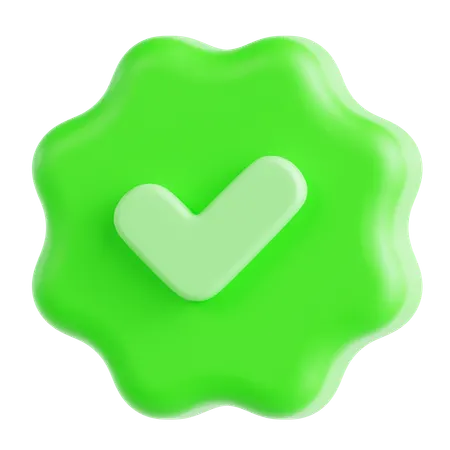 Verified  3D Icon