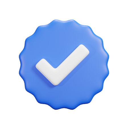 Verified  3D Icon