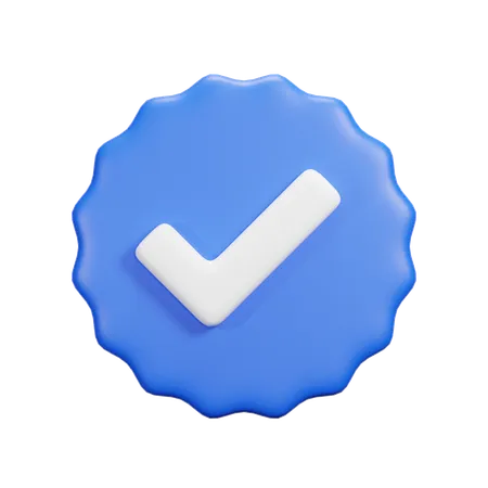 Verified  3D Icon