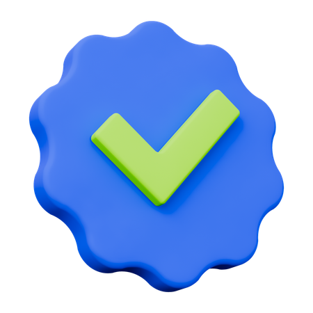 Verified  3D Icon