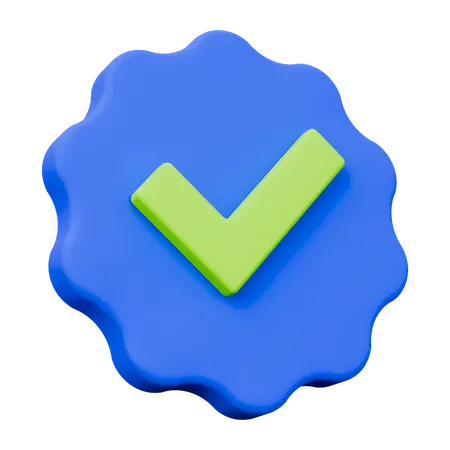 Verified  3D Icon