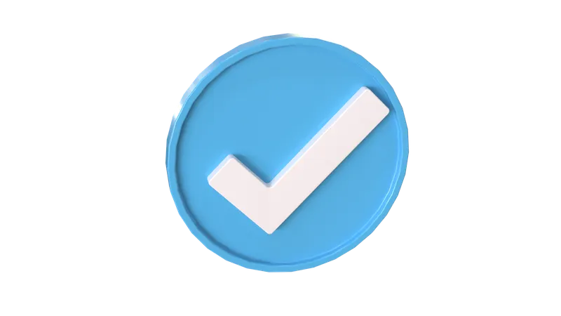 Verified  3D Icon