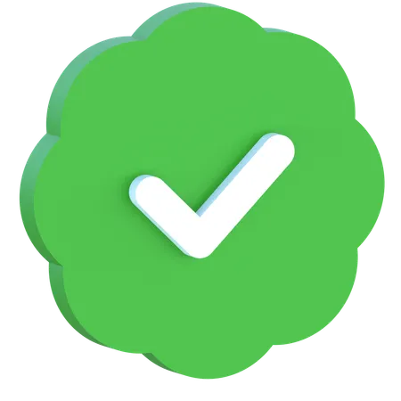 Verified  3D Icon