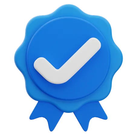 Verified  3D Icon