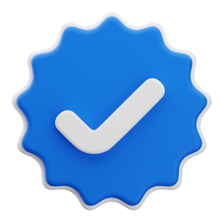 Verified  3D Icon