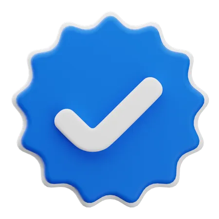 Verified  3D Icon
