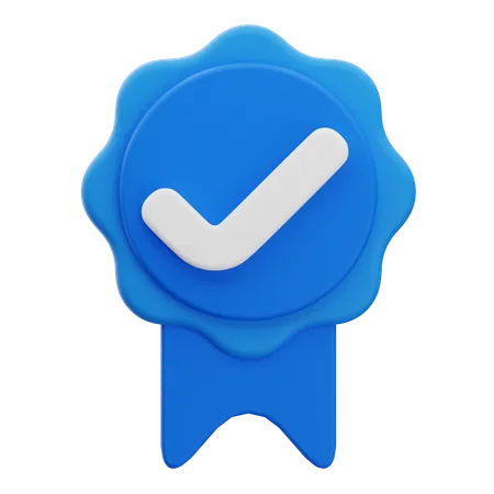 Verified  3D Icon
