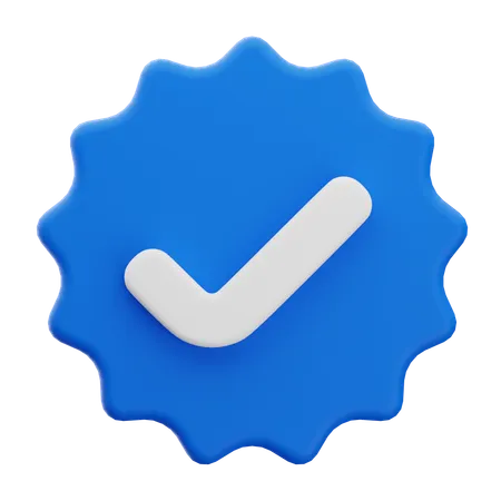Verified  3D Icon