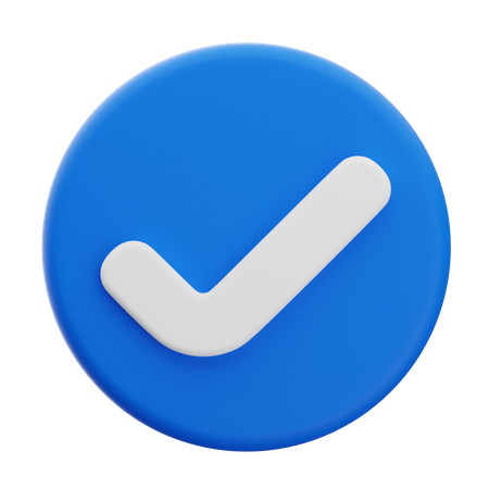 Verified  3D Icon