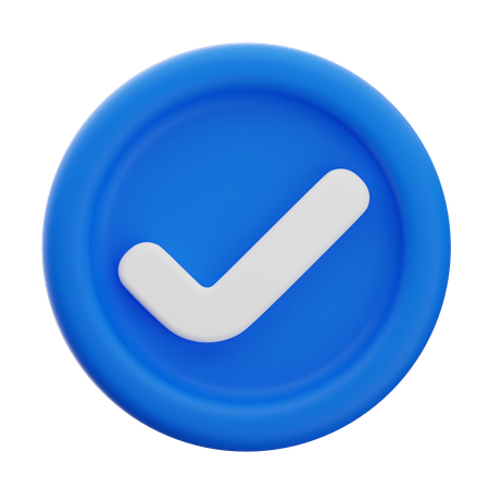 Verified  3D Icon