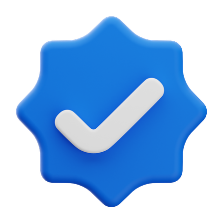 Verified  3D Icon