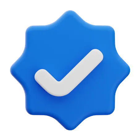 Verified  3D Icon