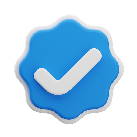 Verified  3D Icon